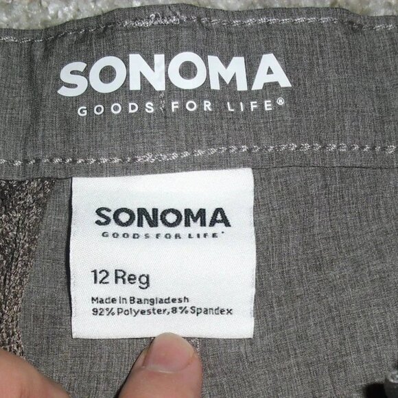 Sonoma Kids Youth Grey Shorts Sz. 12 Regular - Picture 2 of 3